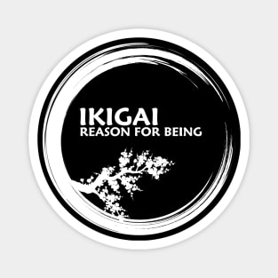 IKIGAI reason for being - japanese design Magnet